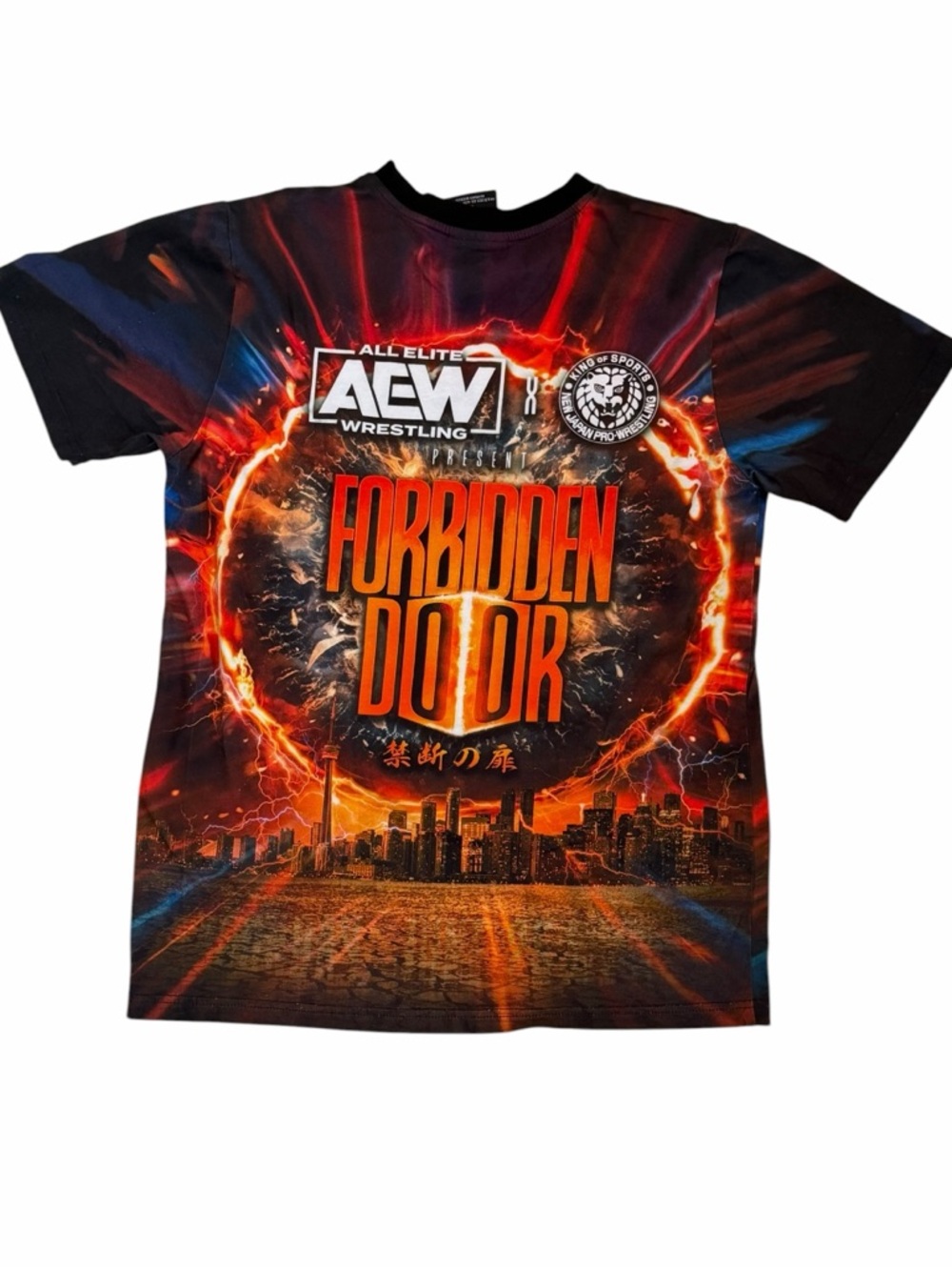 AEW x NJPW Forbidden Door 2023 Event W-Med/Men-Small